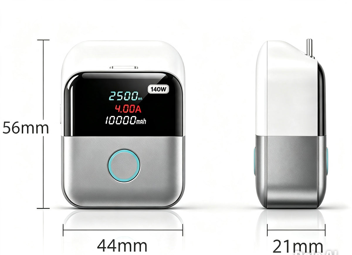 Adaptateur de charge rapide Zynortech — puce intelligente