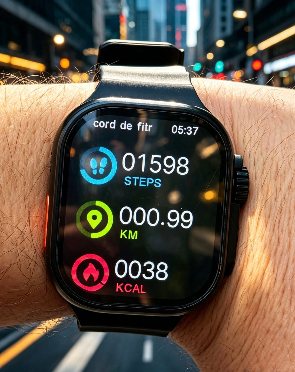 Montre connectée Pulse Infinity Zynortech — bracelet et boîtier