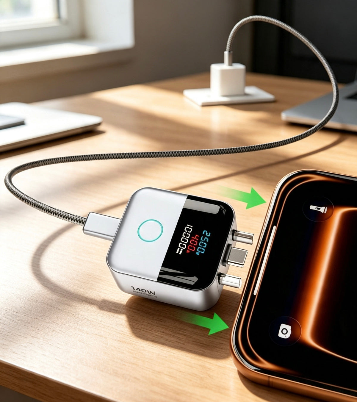 Adaptateur de charge rapide Zynortech — vue de détail