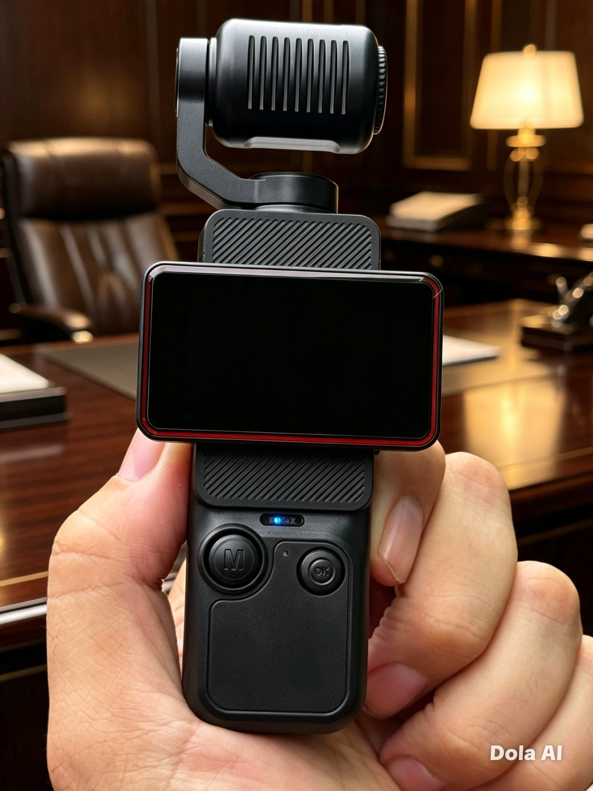 Caméra de poche stabilisée Zynortech — vue de détail