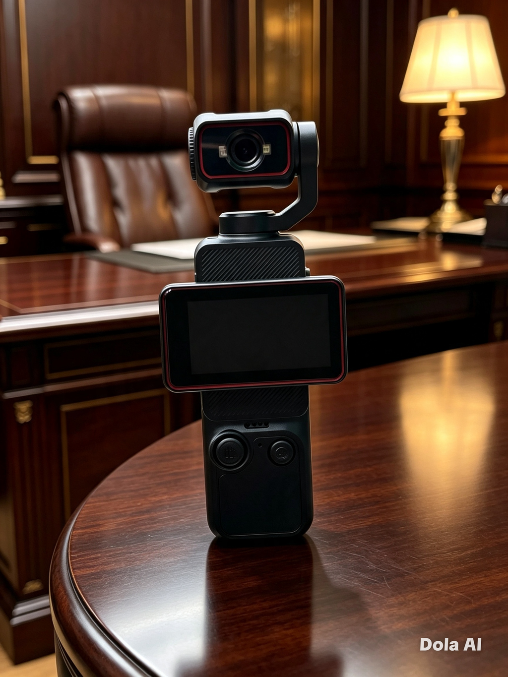 Caméra de poche stabilisée Zynortech — gros plan sur l'écran LCD