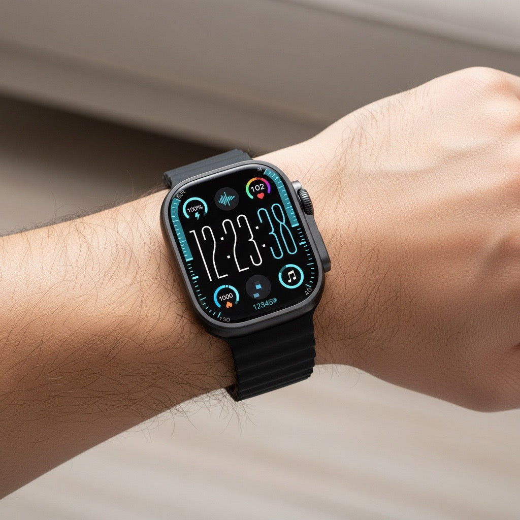 Montre connectée Pulse Infinity Zynortech — écran AMOLED